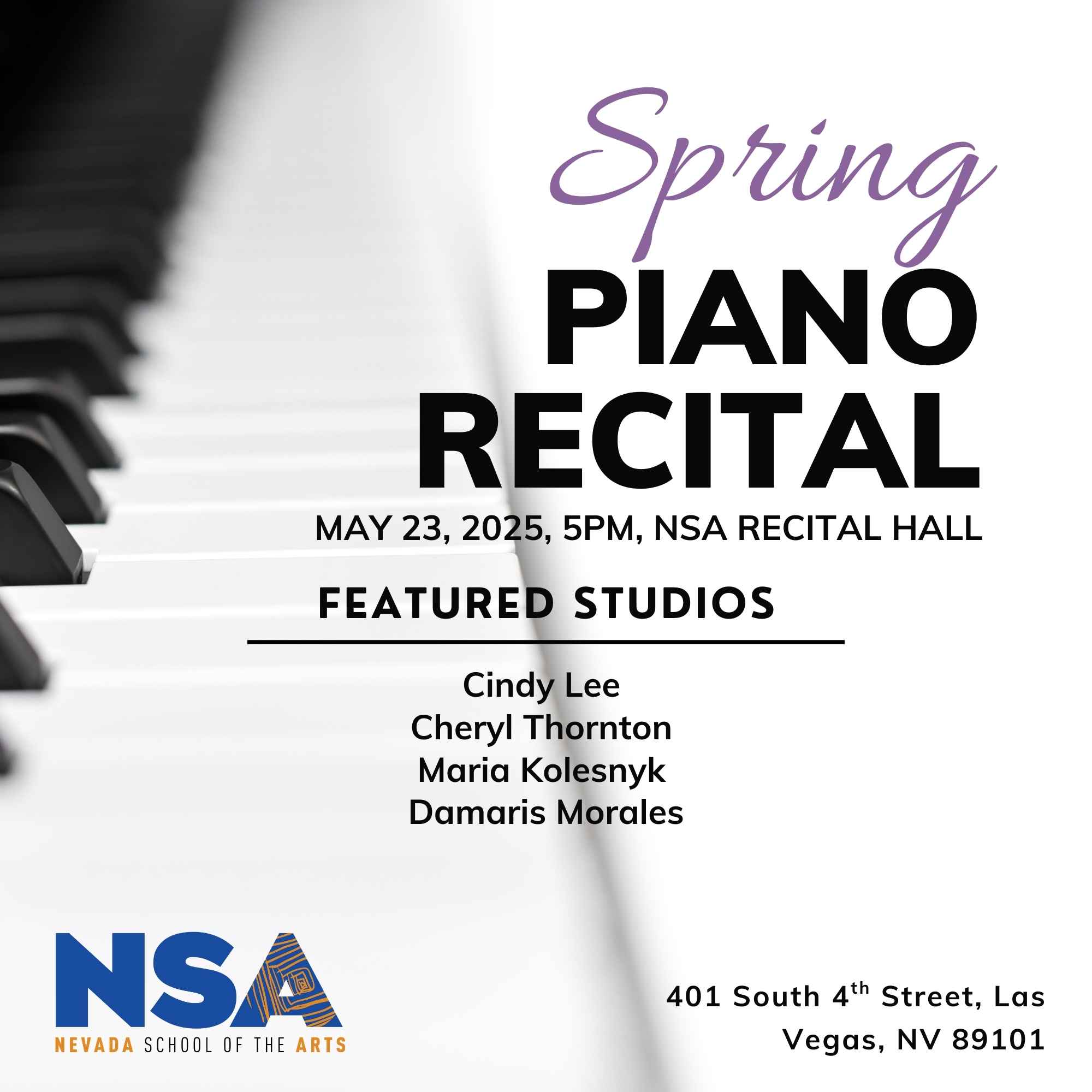 Spring Piano Recital!
