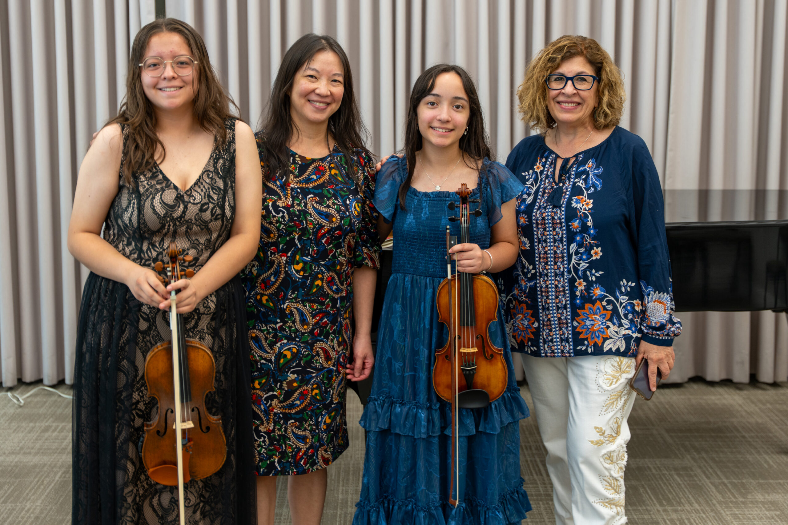 Young Violinists Shine in Masterclass with UNR’s Dr. Maureen Yuen